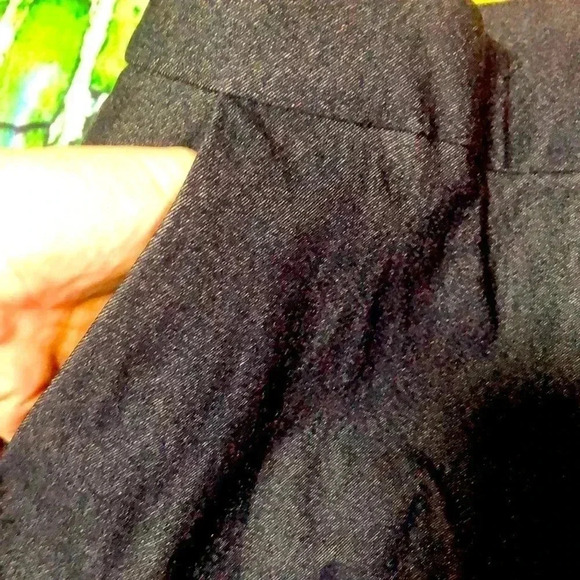 Ashley Stewart slacks dark‎ blue heathered look plus size 18 - Picture 5 of 12